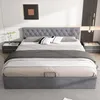 OKWISH Lit Coffre 180x200 cm - Lit Double Capitonné Moderne Voir les images du produit 3