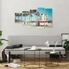 Bilder auf glas - 5 Teile - Strand Miami Florida - 100x60cm Produktbild-Vorschau 6