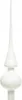 Christbaumspitze Glas 26cm winterweiss glänzend Produktbild-Vorschau 6