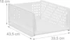 Lot de 3 rangements pour armoire Relaxdays, boîtes de Voir les images du produit 4