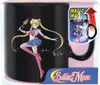 The image shows the packaging of a Sailor Moon magic mug, featuring the character Sailor Moon. Produktbild-Vorschau