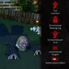 HOMCOM Halloween-Dekoration Zombie Untoter 1,40 m Produktbild-Vorschau 7