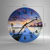 Wanduhr - Rund - Glasuhr - Niederlande Natur Meer Produktbild-Vorschau 3