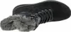 A top-down view of a dark blue winter boot with grey fur trim. Produktbild-Vorschau