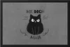 Mir Doch Miau Fußmatte mit Katzen und Herzen Motiv für Produktbild-Vorschau 1