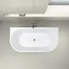 Duschspa 170x80cm wandseitige freistehende ovale Produktbild-Vorschau 5