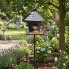 Comedero para pájaros Relaxdays con soporte, de hierro Vista previa de la imagen del producto 5