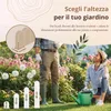 Floranica Bordura per Giardino in legno 20 x 100 cm Non Anteprima dell’immagine prodotto 3