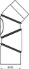 Raik Basic Rauchrohrbogen 150mm mit Tür 4-tlg schwarz für Produktbild-Vorschau 6