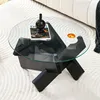 Table basse ronde multicolore (en option MDF + verre) : Voir les images du produit 15