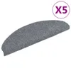 vidaXL Samolepicí rohože 5 ks 65x21x4 cm Světle šedá Náhled obrázku produktu 1