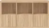 vidaXL Sideboard mit LED-Leuchten Sonoma-Eiche 181,5x37x100 Produktbild-Vorschau 6
