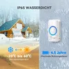 TECKNET Bezdrátová zvonková sada, dosah 400 metrů, RGB Náhled obrázku produktu 4