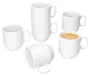6er Set Tommy Kaffeebecher 220ml weiß Porzellan 6 Personen Produktbild-Vorschau 1