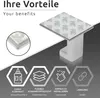 2x Handtuchhaken ohne Bohren selbstklebend Chrom Produktbild-Vorschau 6