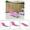 The Living Store Liegestuhl-Auflage Rosa Oxford-Gewebe Produktbild-Vorschau 1