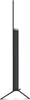 A side profile view of a modern, slim television set on its stand. Produktbild-Vorschau