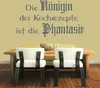 Wandtattoo - Wandaufkleber - Wandtattoo "Die Königin der Produktbild-Vorschau 1
