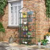 Outsunny Foliengewächshaus Mini-Gewächshaus mit 5 Regale Produktbild-Vorschau 2
