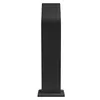A black, modern outdoor bollard light is shown against a white background. Náhled obrázku produktu