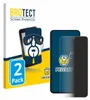 A product packaging for screen protectors, showing the packaging and a representation of the product. Produktbild-Vorschau