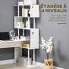 HOMCOM Bureau d'angle avec étagères de rangement Bureau Voir les images du produit 4
