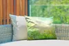 MuchoWow® Outdoor Kissen - Gras - Sommer - Ölfarbe - 50x30 Produktbild-Vorschau 3