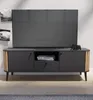 TV-Lowboard "Pretty" in grau und Artisan Eiche mit Lamellen Produktbild-Vorschau 7