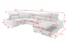 Wohnlandschaft in U-Form PERS IV MINI Ecksofa Eckcouch mit Produktbild-Vorschau 5