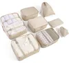 Reise-Organizer Set 8-teilig, Wasserdichter Packwürfel, Für Produktbild-Vorschau 1