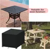Gartentisch Abdeckung 80x80x80cm, Abdeckhaube Gartenmöbel Produktbild-Vorschau 5