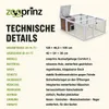 zooprinz Kaninchenstall Hasenstall Comfort L | Freilauf Produktbild-Vorschau 12