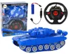 Carro armato blu R/C 1:18 suono leggero Anteprima dell’immagine prodotto 1