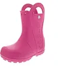 A single pink Crocs rain boot for kids is shown against a white background. Produktbild-Vorschau
