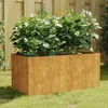 vidaXL Fioriera 80x40x40 cm in acciaio corten Anteprima dell’immagine prodotto 8