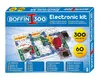 The image shows the packaging of a Boffin 300 electronic kit, displaying the product and its features. Náhľad obrázku produktu