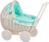 Kočík pre bábiku LILI Willow Cream 48X28 H26/47 CM Náhľad obrázku produktu 1