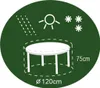 Housse de protection anthracite pour table ronde 120x75cm Voir les images du produit 2