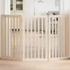 vidaXL Składane ogrodzenie dla psa 3 panele 150 cm drewno Podgląd zdjęcia produktu 2