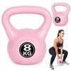 Kettlebell da 8 kg, ideale per esercizi, manubrio a forma Anteprima dell’immagine prodotto 1