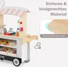 COSTWAY Detský vozík na potraviny, drevený obchod s 2 Náhľad obrázku produktu 7