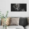 DEQOART Hybrid Leinwand Bild 60x30 cm 'Majestätische Produktbild-Vorschau 3
