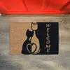relaxdays Fußmatte Kokos mit Katzen Produktbild-Vorschau 2