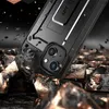 A rugged phone case is shown amidst debris, suggesting durability. Produktbild-Vorschau