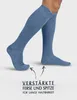 3xPaar Kniestrumpf für Diabetiker ohne Gummibund Blau Mix Produktbild-Vorschau 2