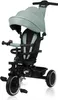 A studio shot of a green and black multifunctional tricycle. Produktbild-Vorschau