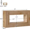 Tribesigns 150 cm Konsolentisch, geriffelter Eingangstisch Produktbild-Vorschau 6