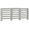 vidaXL Obložení radiátorů betonově šedé 205x21,5x83,5 cm Náhled obrázku produktu 1