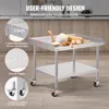 Stół roboczy ze stali nierdzewnej VEVOR, komercyjny stół Podgląd zdjęcia produktu 4