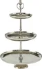 Boltze Etagere Ties Dekoration aus Aluminium 30 x 30 x 50 Produktbild-Vorschau 1